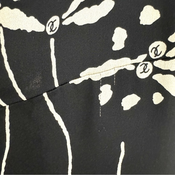 Chanel Spring 1998 Black and White Silk Dress, FR40/US8 - Picture 12 of 16